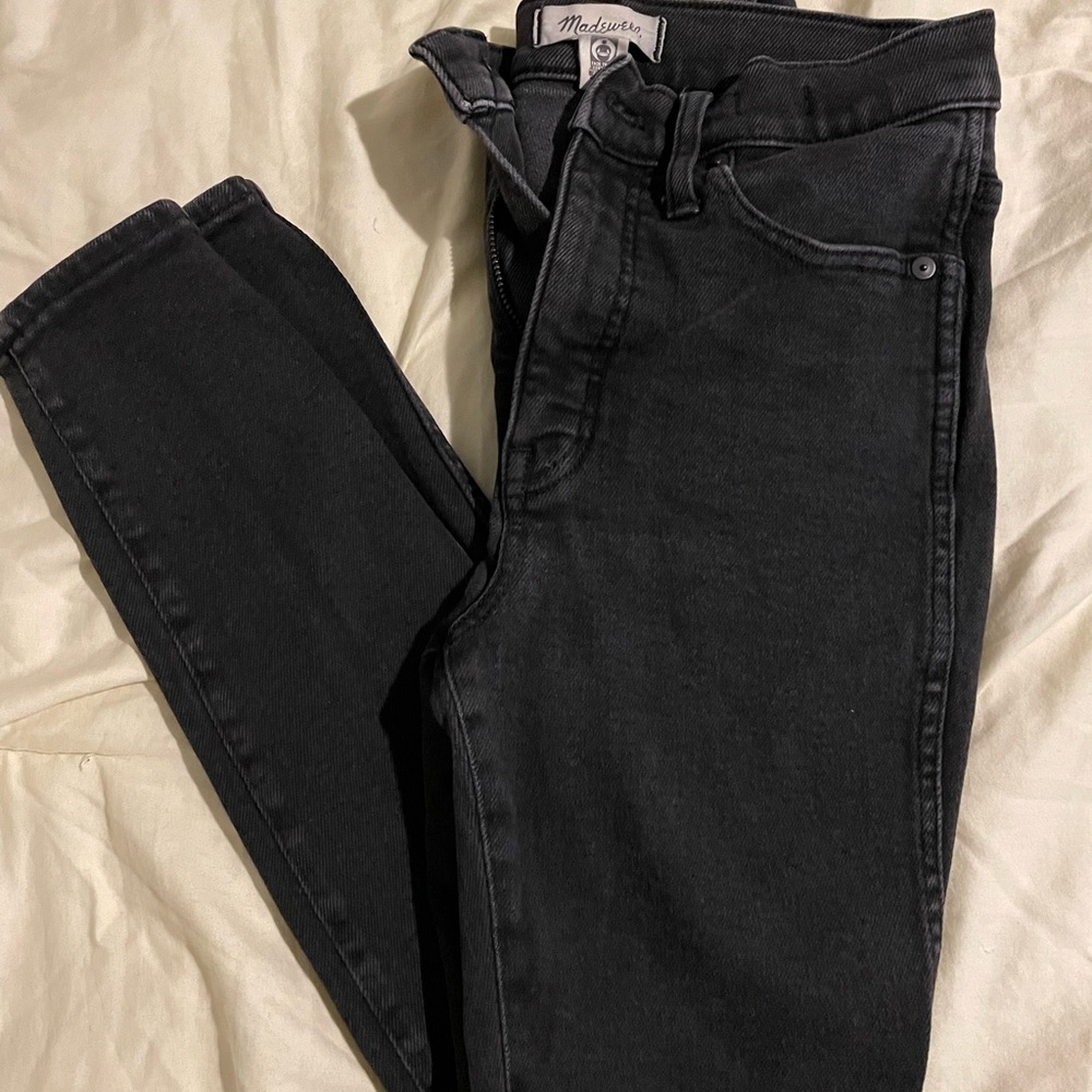 Madewell skinny black jeans